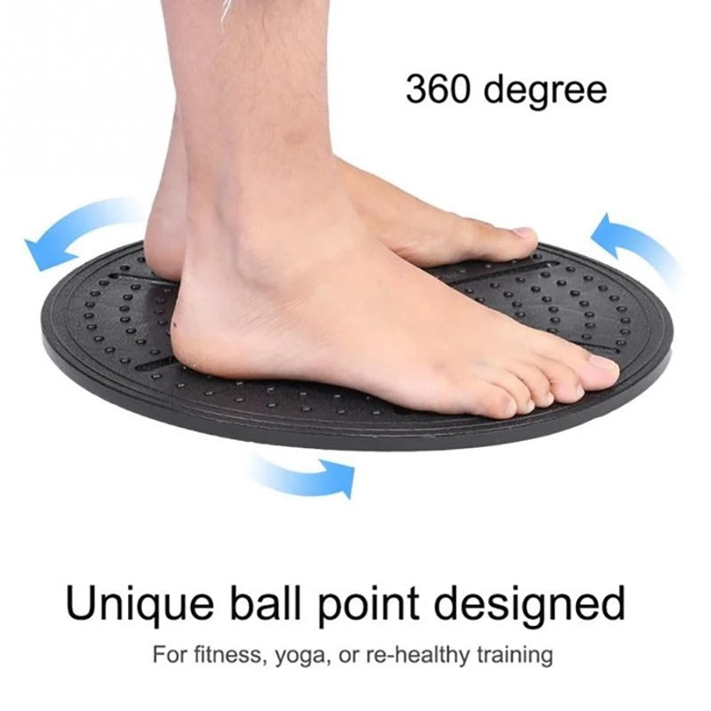 360 Degree Balance Board being used for different exercises.