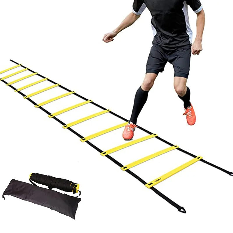 Yellow and Black Agility Ladder