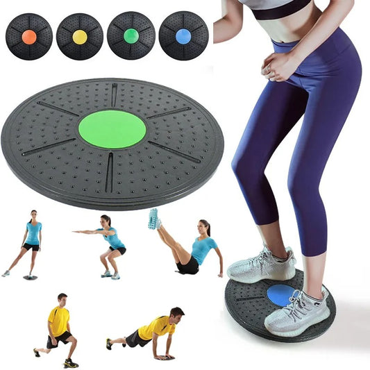 360 Degree Balance Board being used for different exercises.