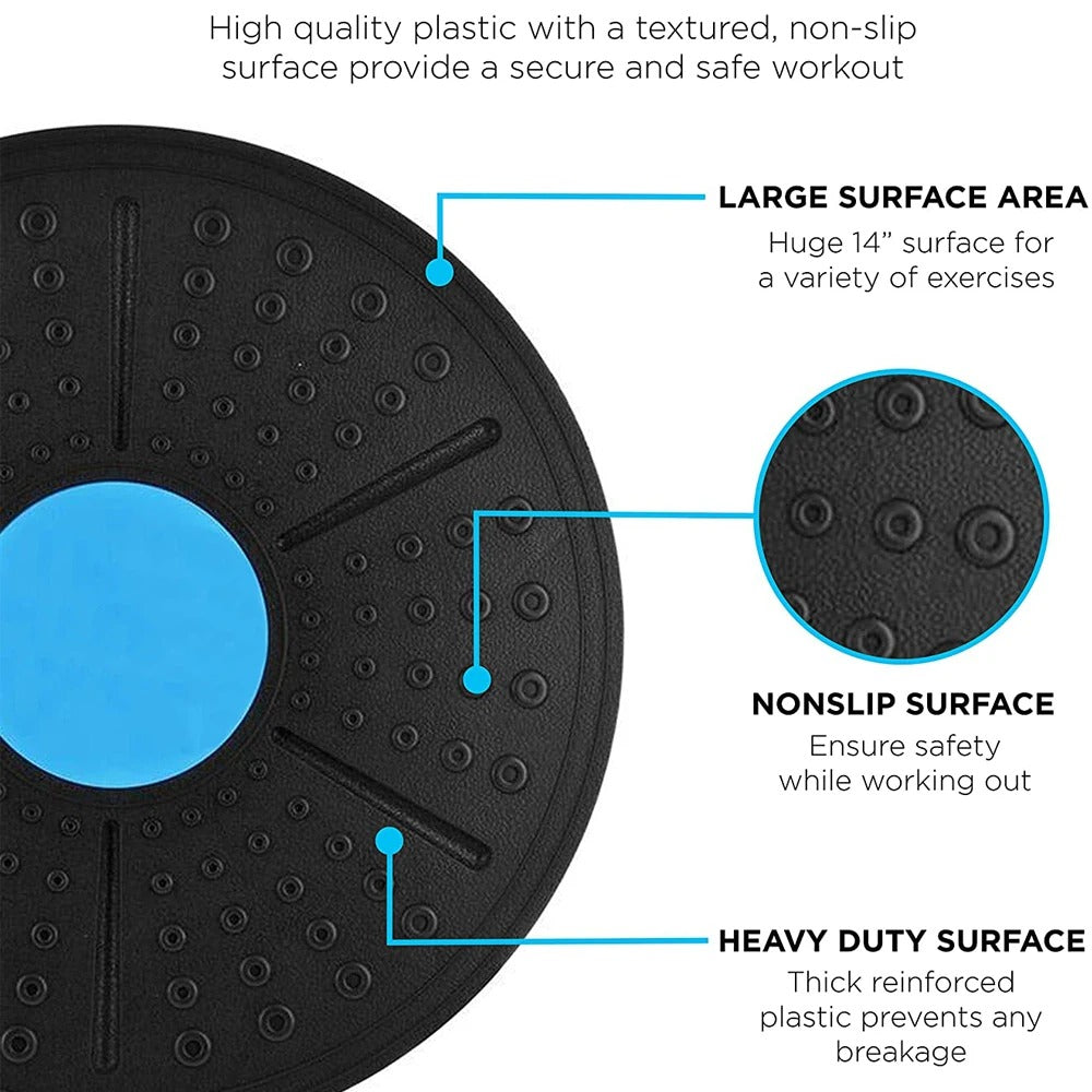 360 Degree Balance Board being used for different exercises.