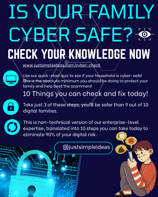 The Cybersafe Family Blueprint: 10 Point Online Safety Guide for Parents