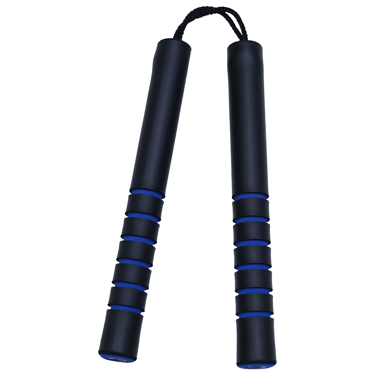 NR-028: Foam Nunchaku Cord With Grip : Blue grips ( E128) - PRE
