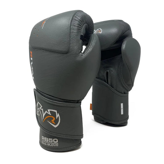 Rival Boxing RB50 Intelli-Shock Compact Bag Gloves - Grey
