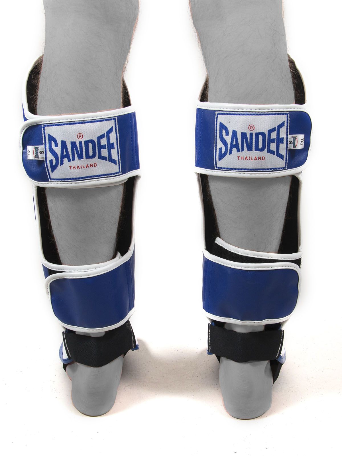 Sandee Authentic Muay Thai Shin Guards - Blue