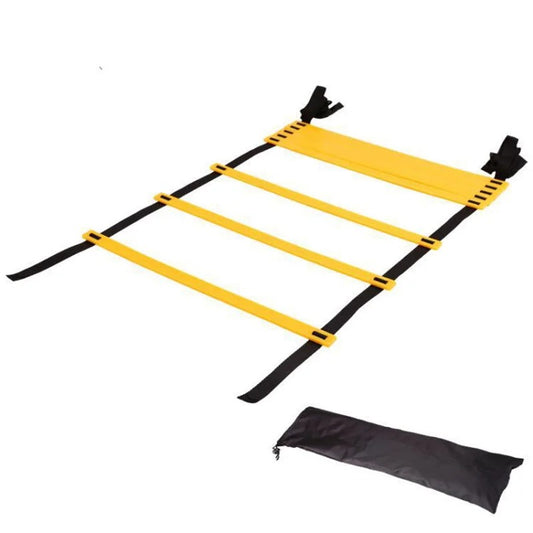 Yellow and Black Agility Ladder
