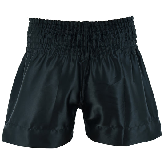 KickBoxing Competition Satin Fight shorts - Black