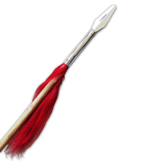 Wushu Waxwood Single Spear head Stick (With Ball Bearings) - 78"