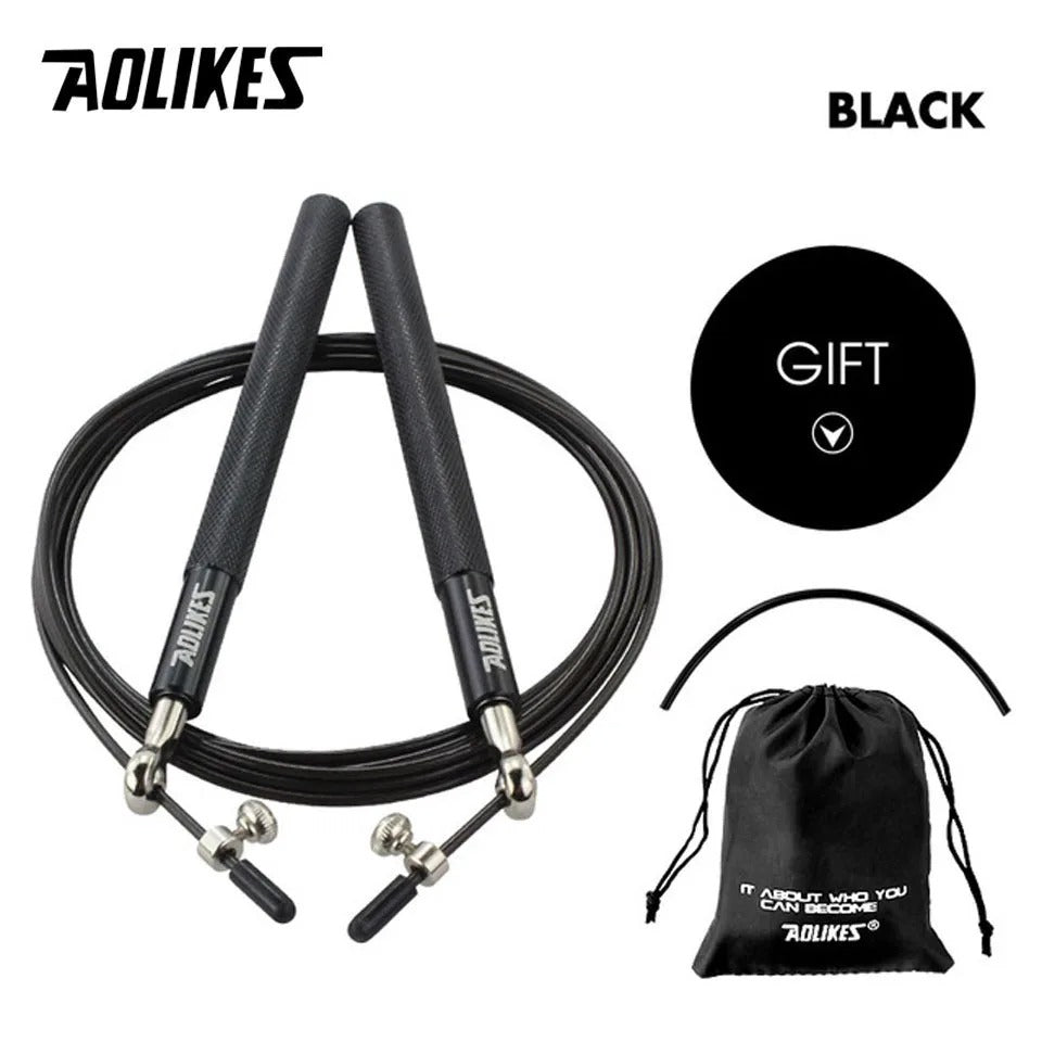 Black Speed Jump Rope 