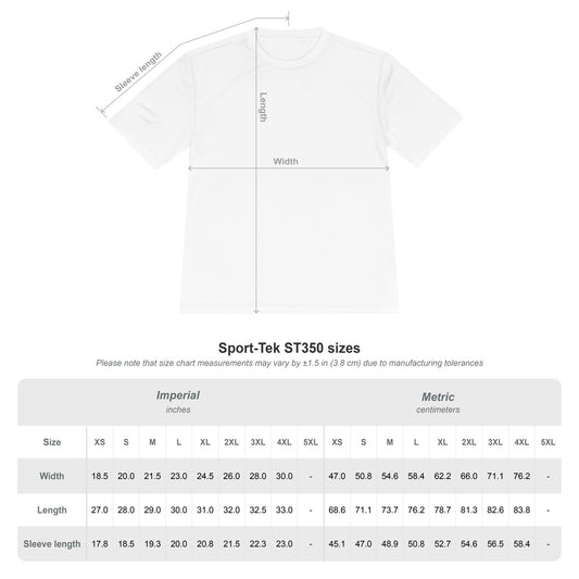 Fusion Flex Performance Tee — Rocket Logo Moisture‑Wicking Athletic Shirt