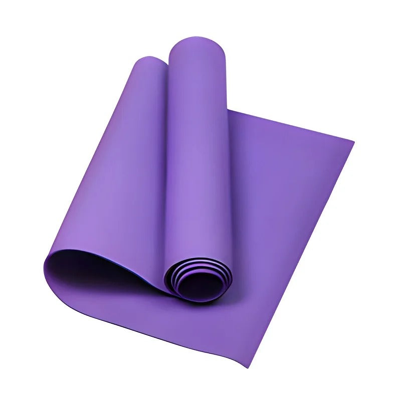 Purple 4mm Yoga mat.
