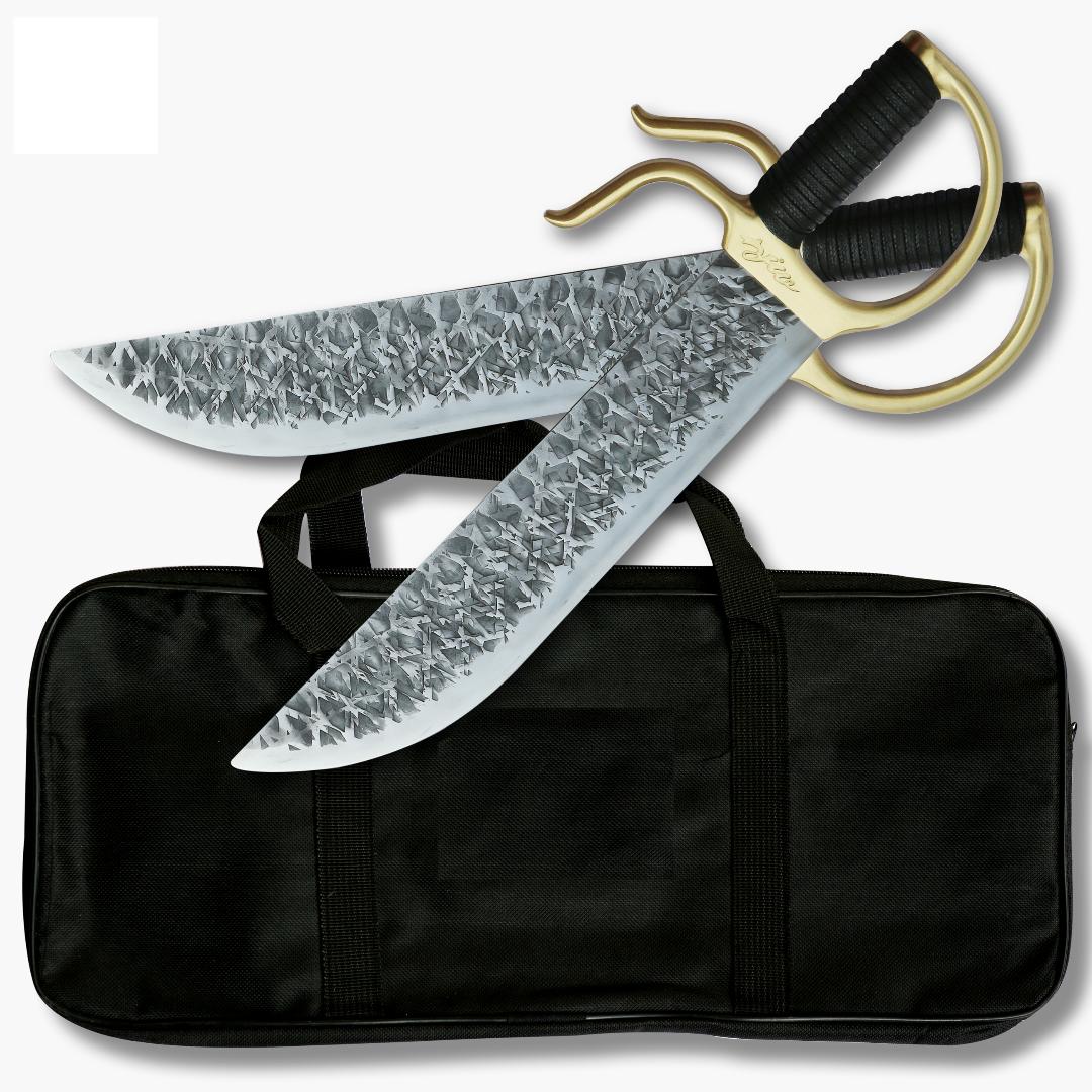 Masters Hand Forged Deluxe Blade Wing Chun Knives - LBK0176GDW