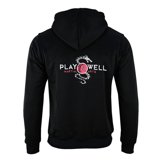 Playwell Premium Fleece Dragon Hoody  - Black - FREE OVER £200.