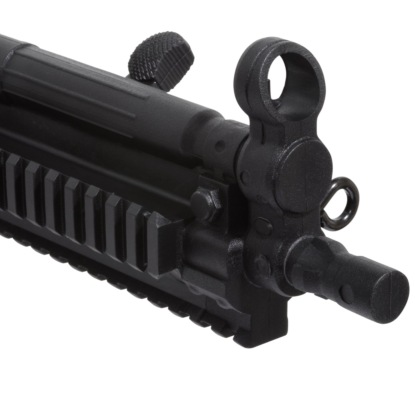 Realistic TP Rubber Sub Machine Training Gun : Black ( E432) 27"