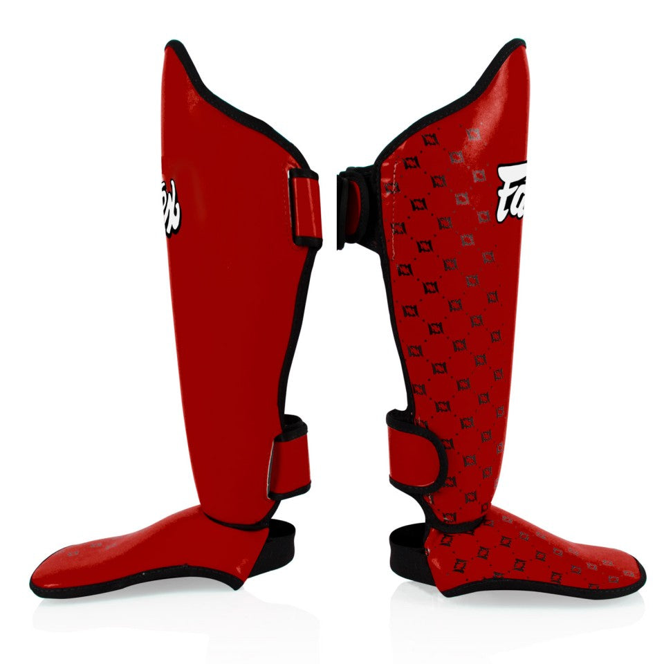 Fairtex SP5 Muay Thai Shin Pads - Red