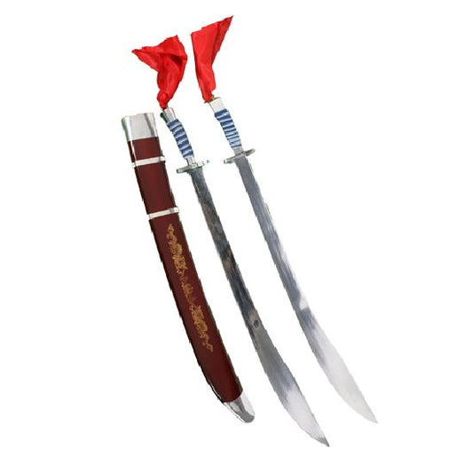 Wushu Double Flexible Broadsword  W/ Scabbard - PRE ORDER