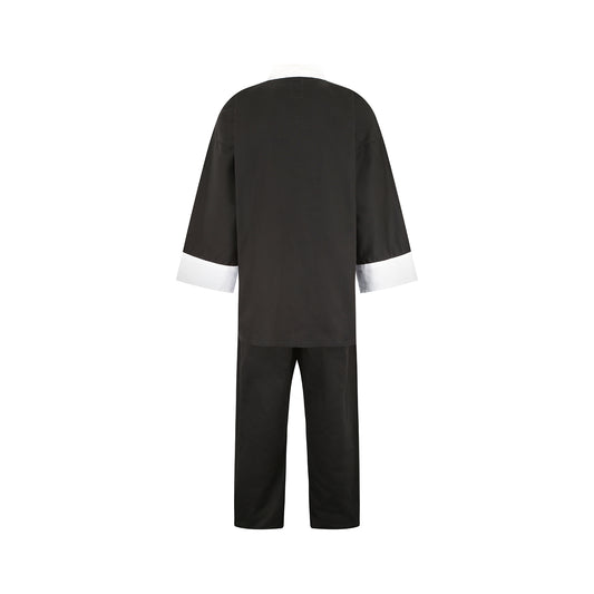 Adults Kung Fu Suit - Black/White