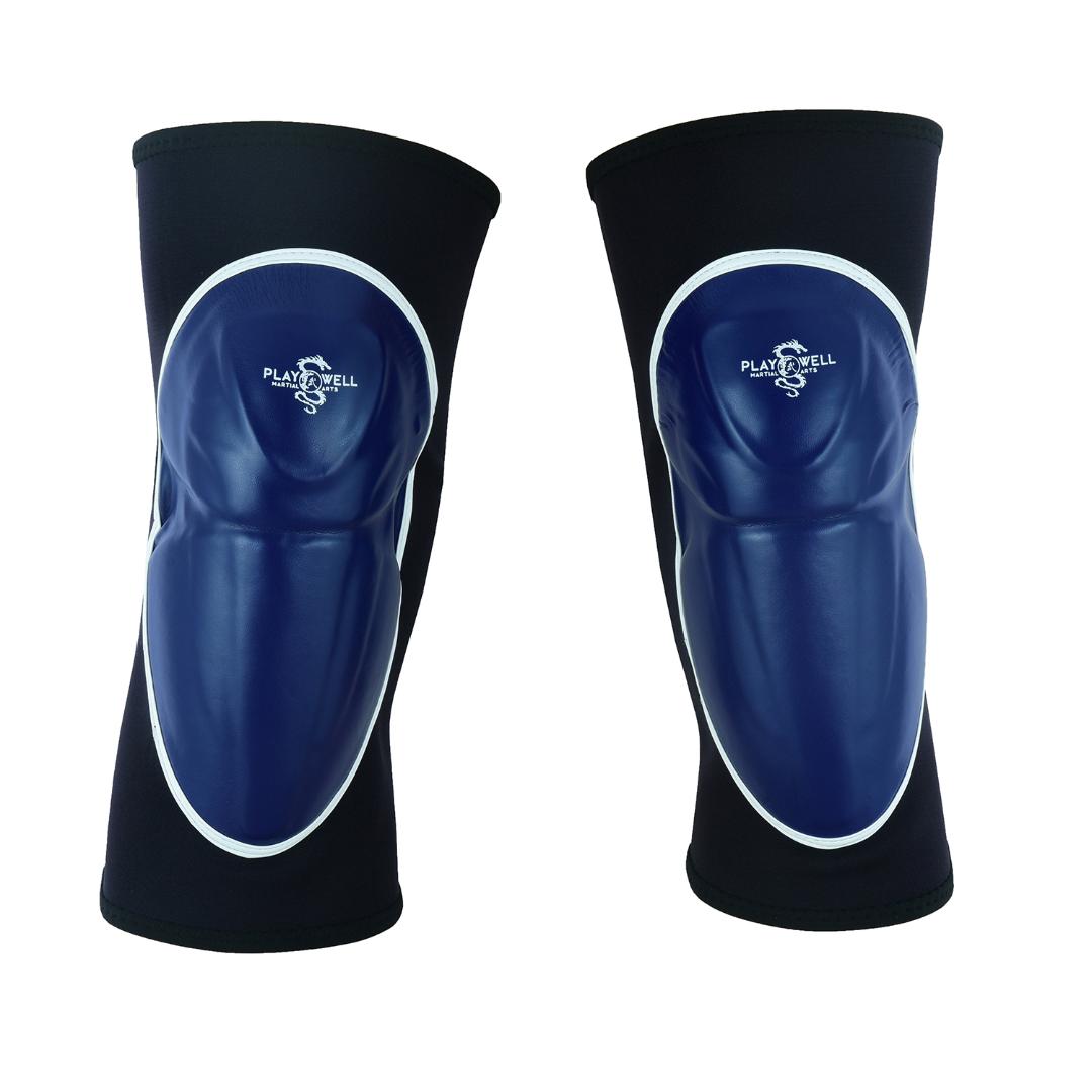 MMA /Muay Thai Full Contact Sparring Knee pads - Black/Blue