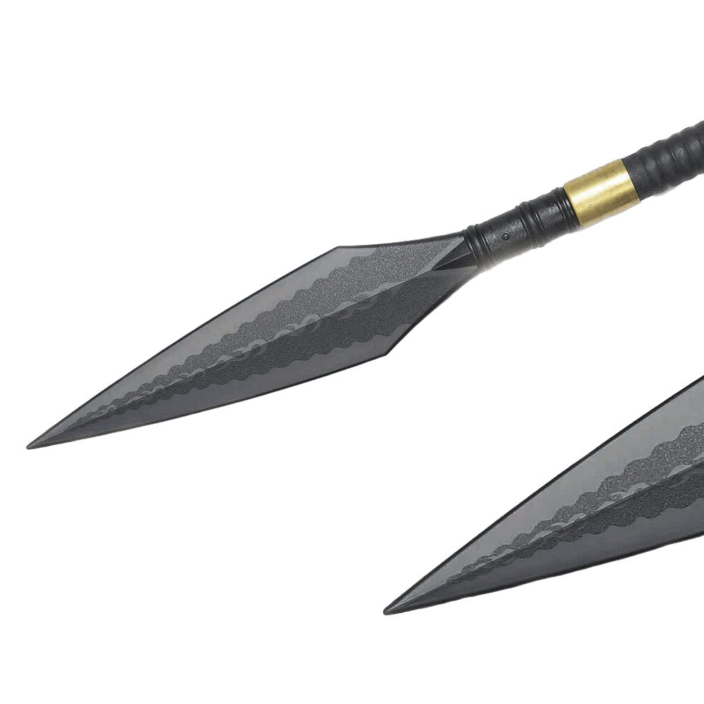 Black Polypropylene Full Contact Long Pole Spear Stick - S009