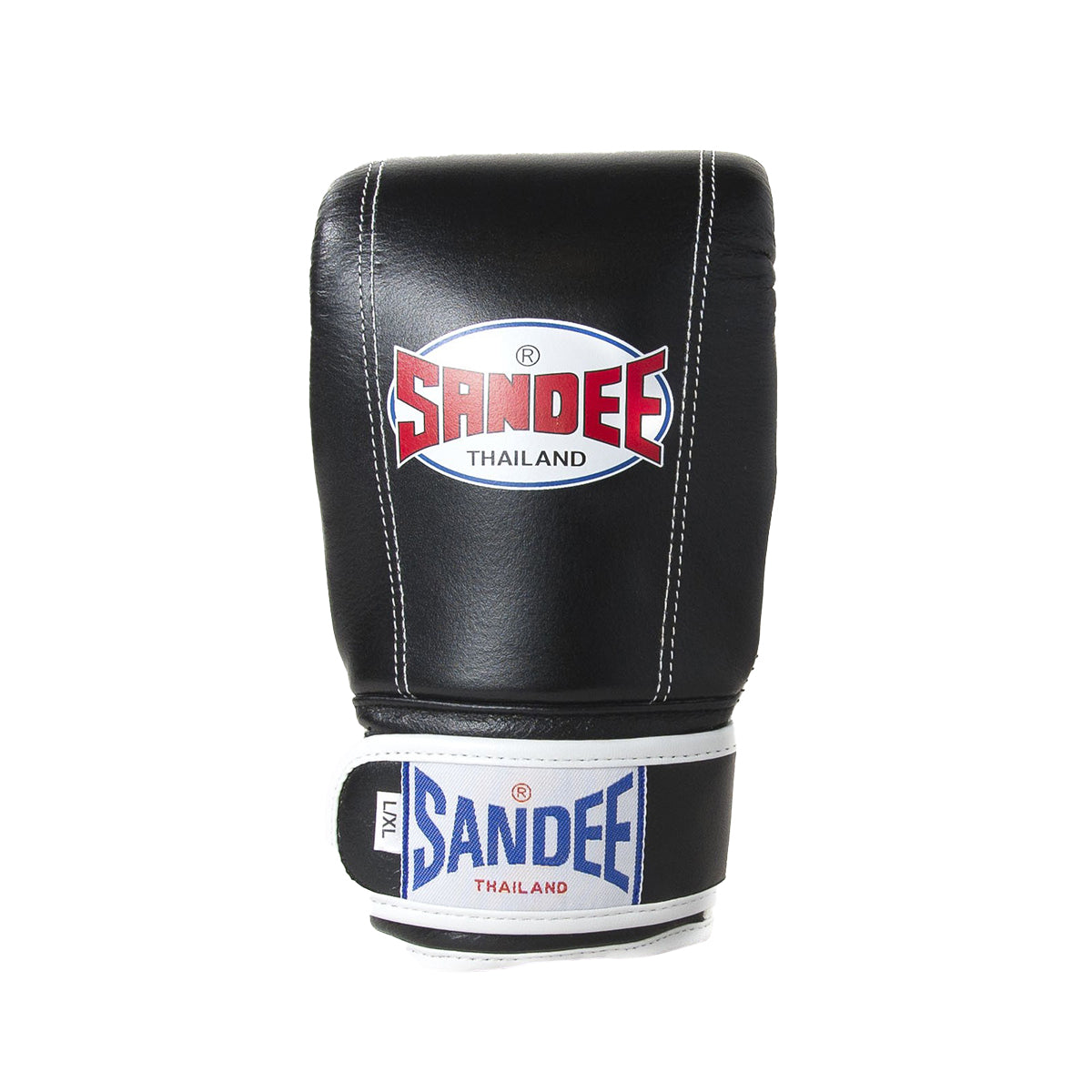 Sandee Velcro Leather Bag Gloves - Black
