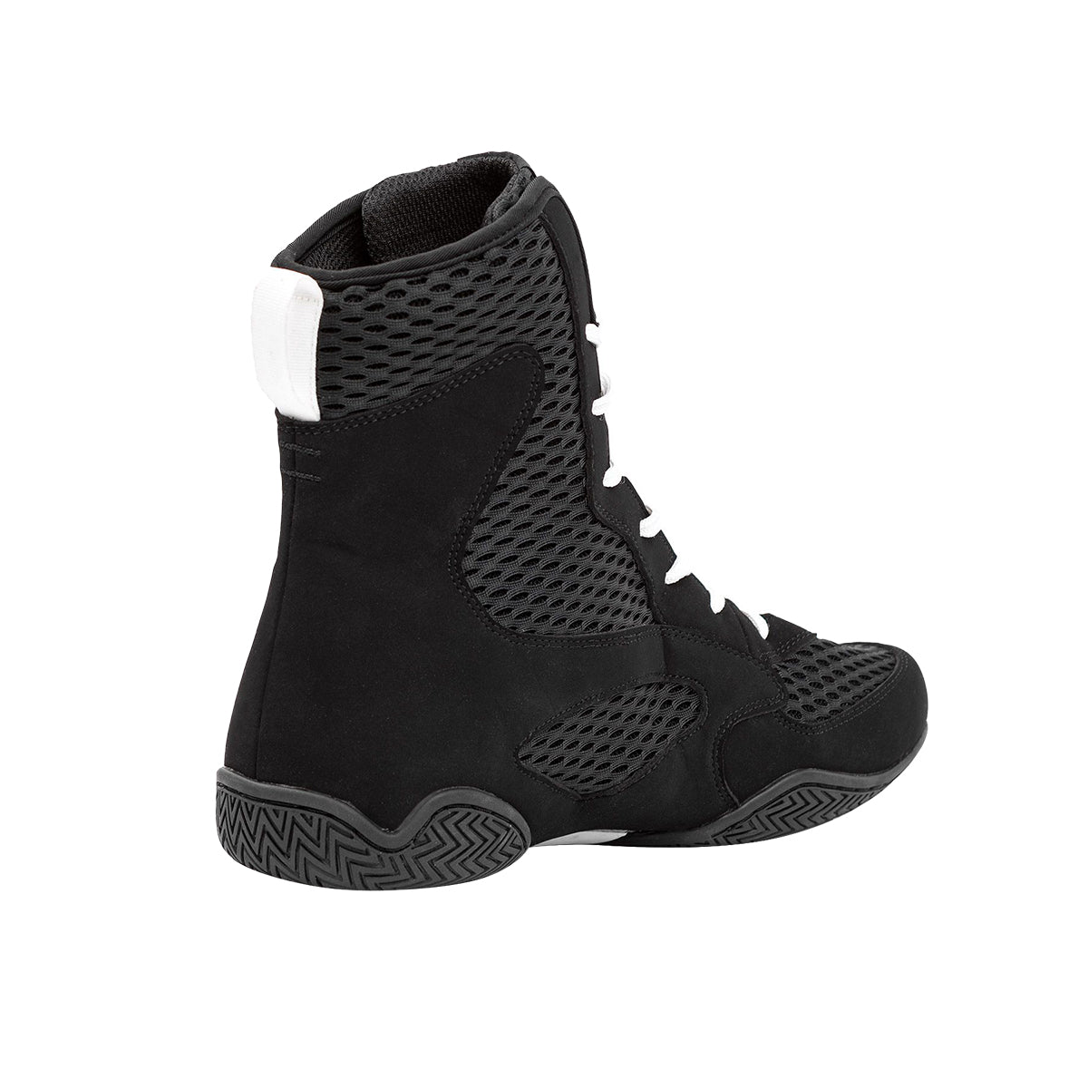 Venum Contender Mid Cut Boxing Shoes - Black