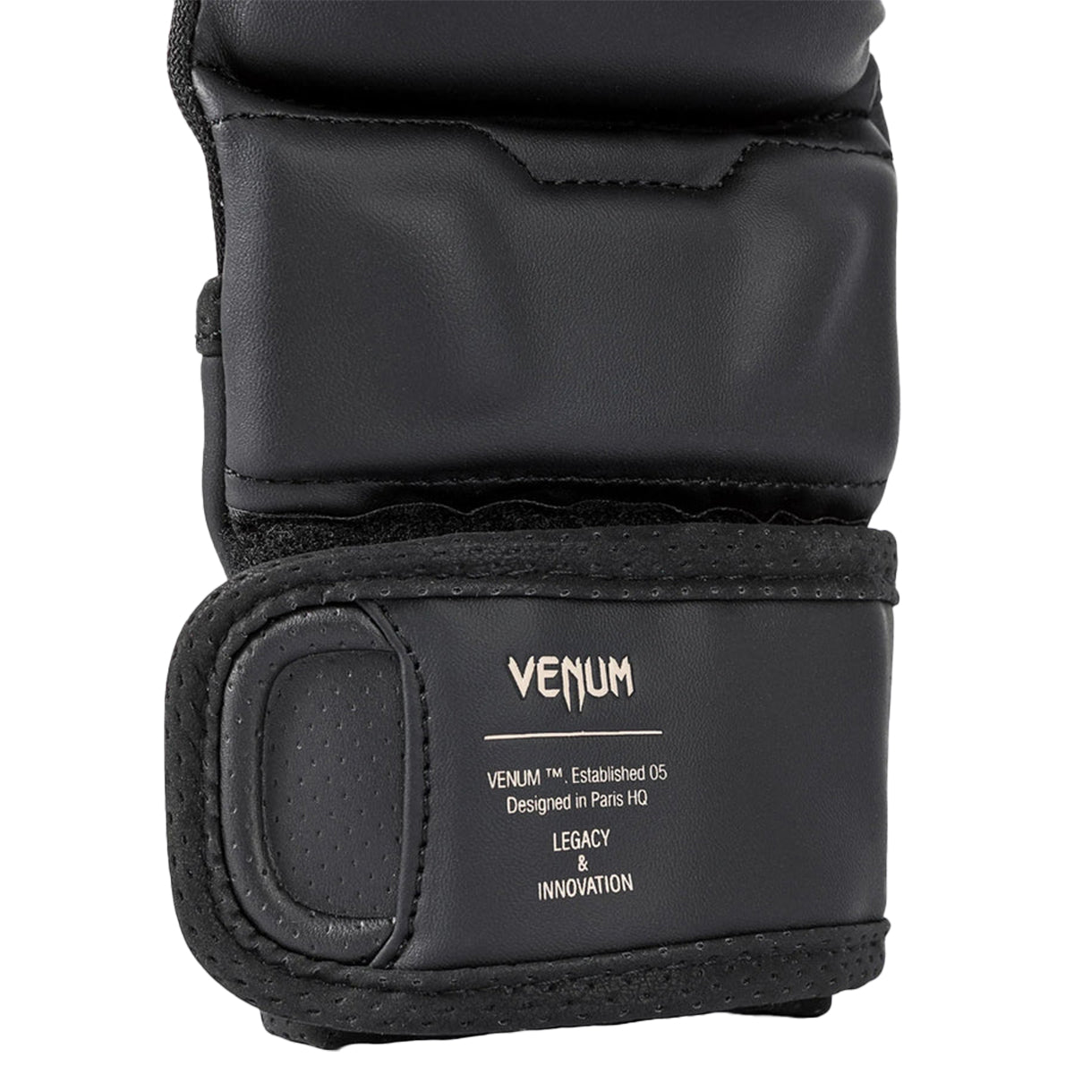 Venum MMA Impact Evo 7oz Sparring Gloves - Black/Black