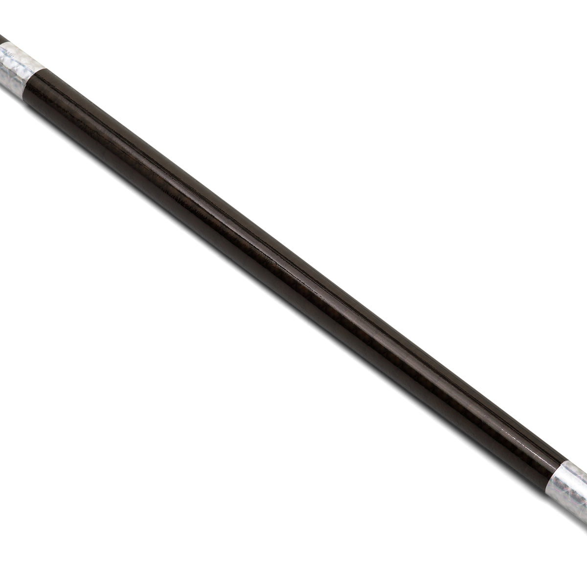 Chrome Competition Silver/Black Ultra Light Bo Staff - 72 Inches
