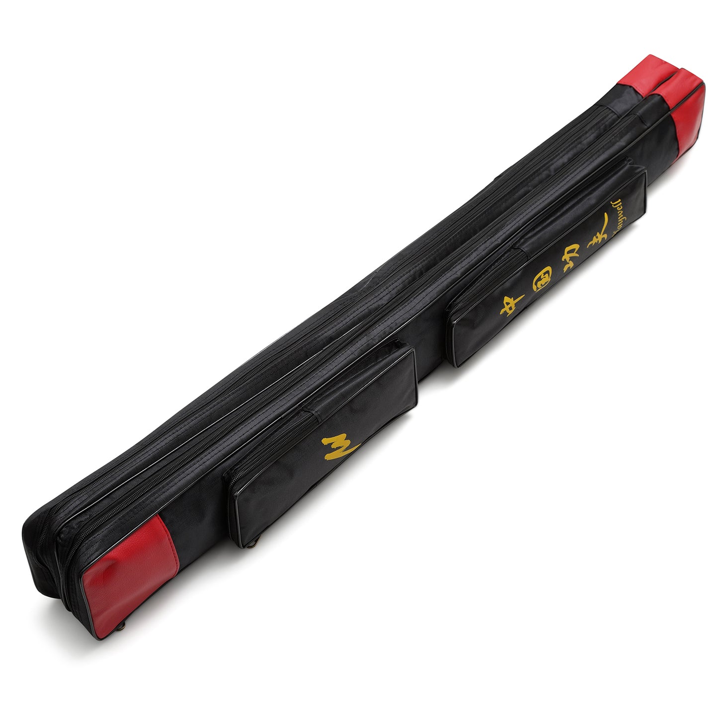 Playwell Double Universal Nylon Sword Case -Black / Red  kanji