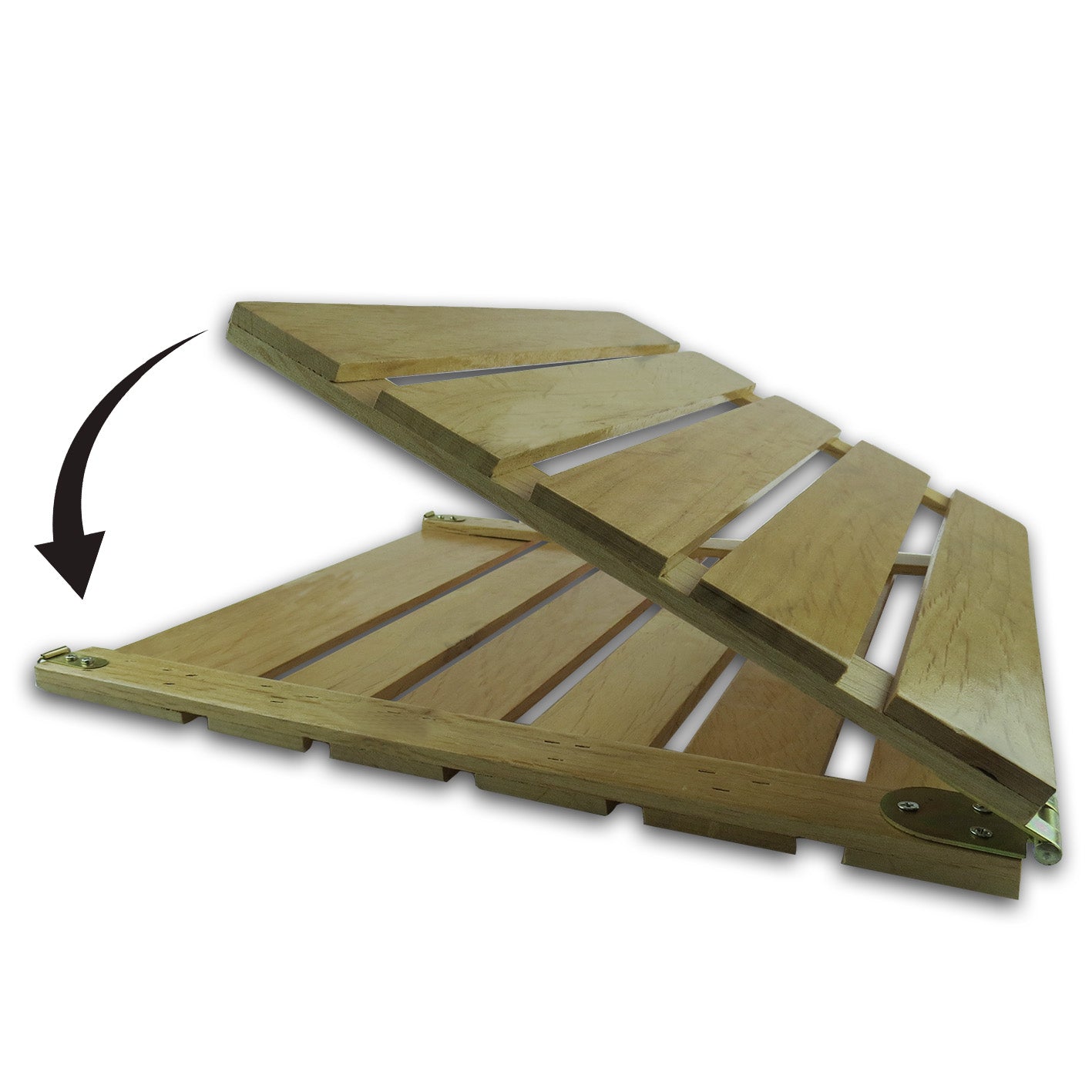 Foldable Wall Mounted Belt Display -  Holds 10 Belts