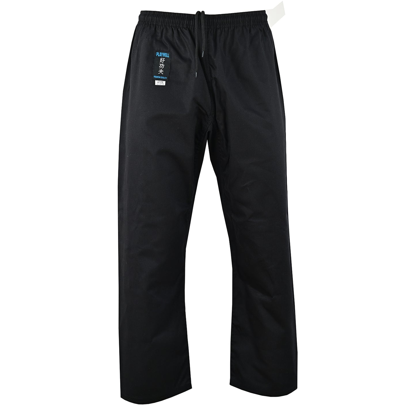 Adults Karate Polycotton Suit - Black 8oz