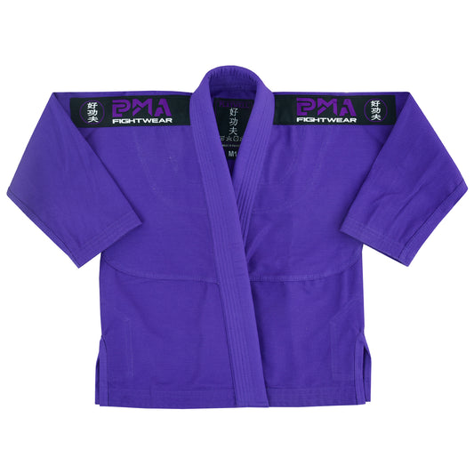 PMA Kids Elite Pearl Weave Jiu Jitsu Gi - Purple