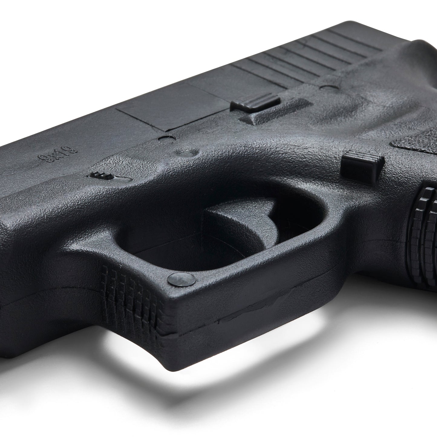 Realistic TP Rubber Glock Hand Gun W/ Removable Magazine - E404A