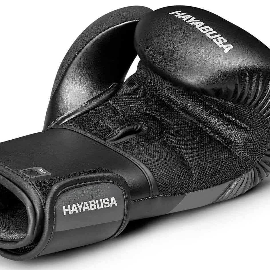 Hayabusa S4 Black Boxing Gloves