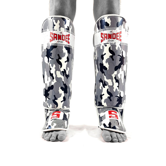 Sandee Sport Muay Thai Shin Guards - Camo