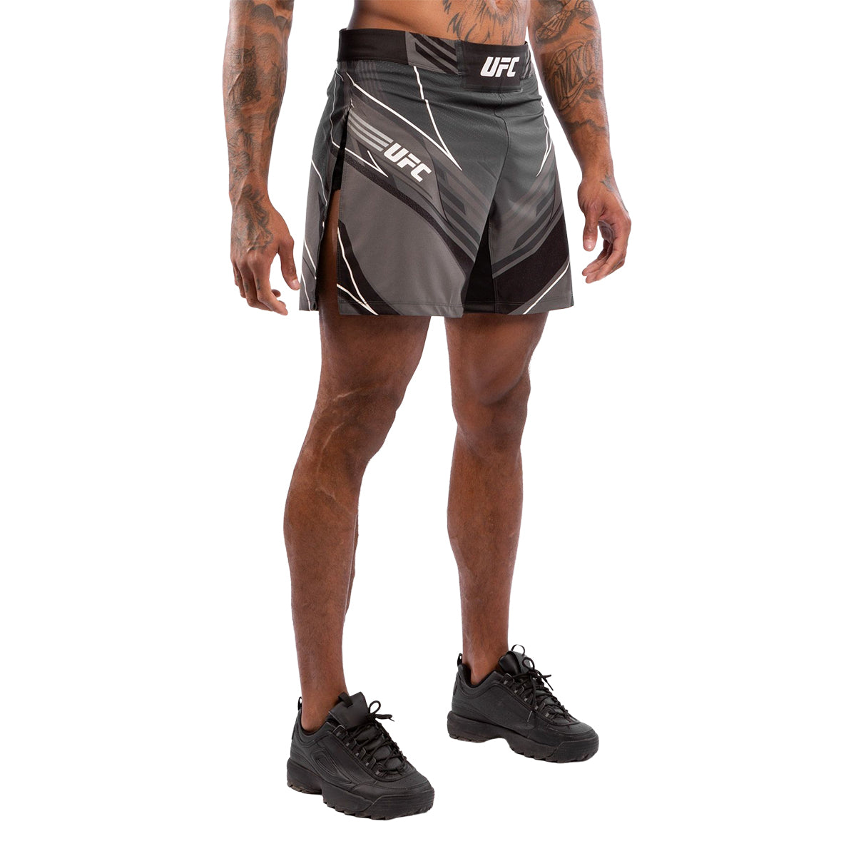 Venum x UFC Authentic Gladiator Mens Fight Shorts - Black/White