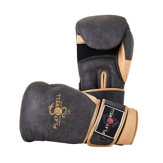 Playwell Premium "Vintage Series" Boxing Sparring Gloves